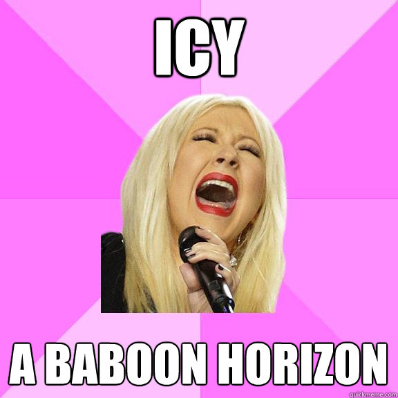 Icy a baboon horizon  Wrong Lyrics Christina