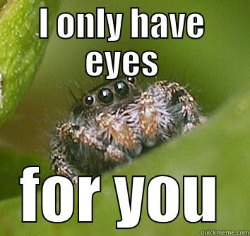 I ONLY HAVE EYES FOR YOU Misunderstood Spider