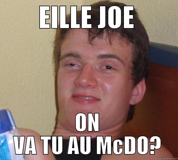 MCDO STONER GUY LOL - EILLE JOE ON VA TU AU MCDO? 10 Guy