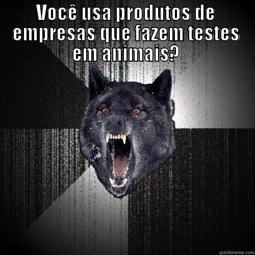 Amway Animais 2 - VOCÊ USA PRODUTOS DE EMPRESAS QUE FAZEM TESTES EM ANIMAIS?  Insanity Wolf