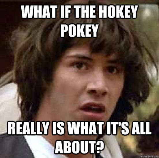 What if the hokey pokey Really is what it's all about? - What if the hokey pokey Really is what it's all about?  conspiracy keanu