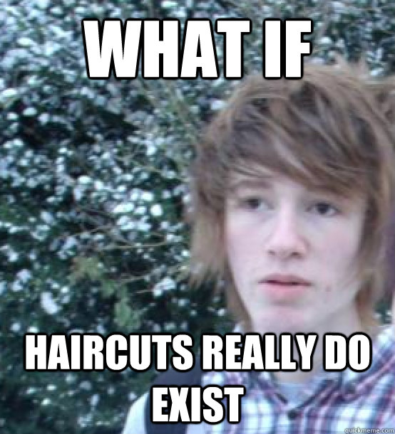 WHAT IF  Haircuts really do exist   
