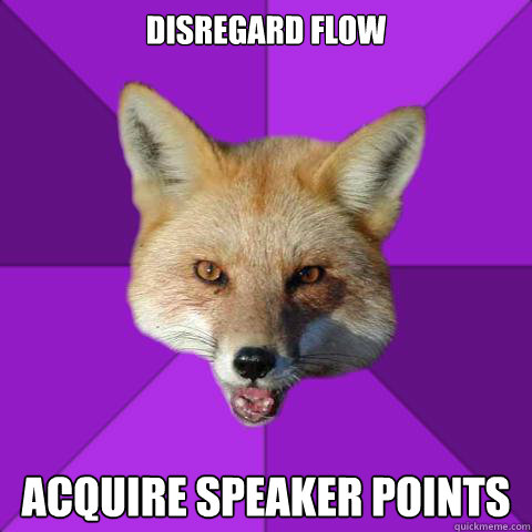 Disregard Flow Acquire Speaker Points  Forensics Fox