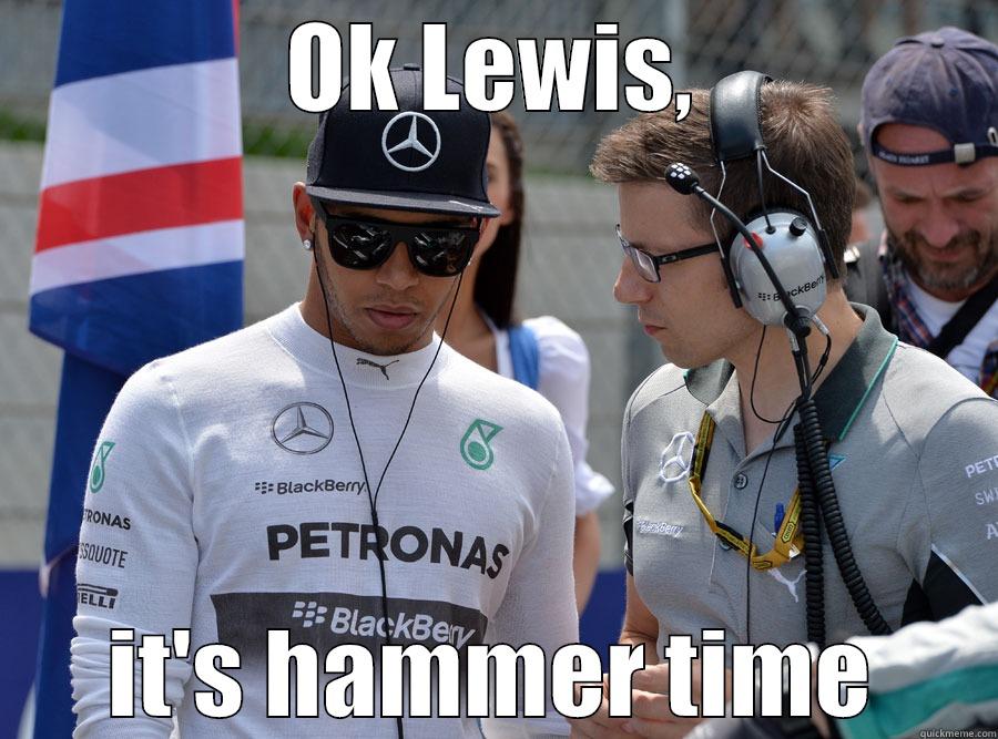 OK LEWIS, IT'S HAMMER TIME Misc