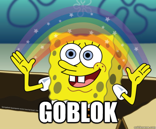  GOBLOK -  GOBLOK  Spongebob rainbow