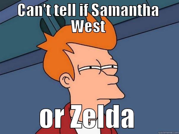 CAN'T TELL IF SAMANTHA WEST OR ZELDA Futurama Fry