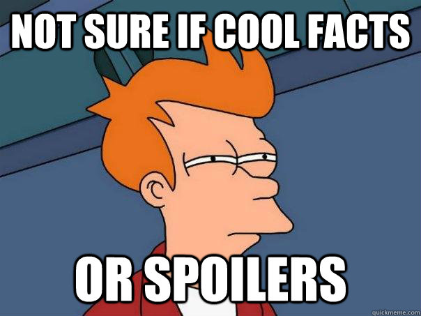 Not sure if cool facts Or spoilers  Futurama Fry