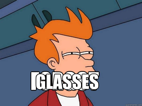 Forgot Glasses  Futurama Fry