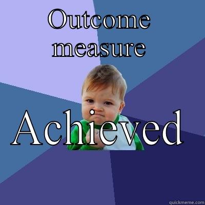 Speechies be Like hell yes - OUTCOME MEASURE ACHIEVED  Success Kid