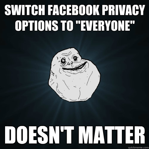 Switch facebook privacy options to 