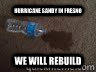 Hurricane Sandy in Fresno We will Rebuild  Hurricane Sandy