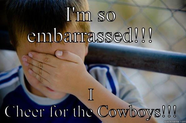 I'M SO EMBARRASSED!!! I CHEER FOR THE COWBOYS!!! Confession kid