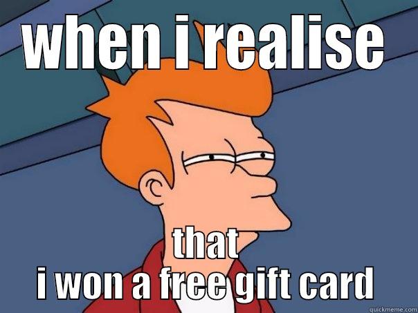 LOOT PALACE - WHEN I REALISE THAT I WON A FREE GIFT CARD Futurama Fry