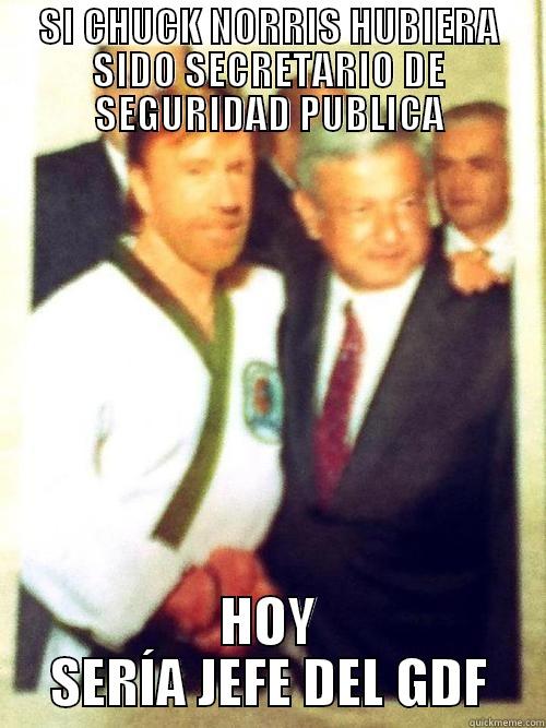 SI CHUCK NORRIS HUBIERA SIDO SECRETARIO DE SEGURIDAD PUBLICA HOY SERÍA JEFE DEL GDF Misc