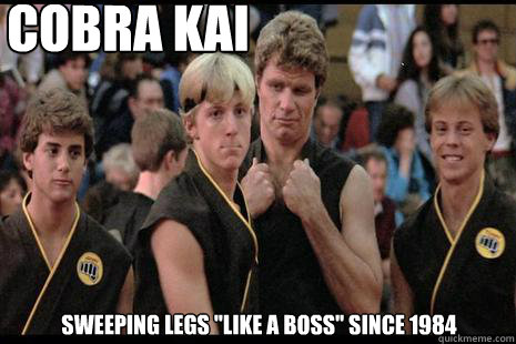 COBRA KAI Sweeping legs 