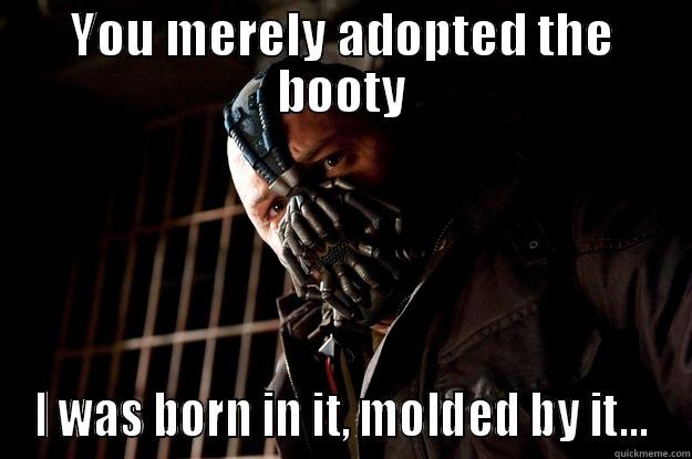 THE BOOTY - YOU MERELY ADOPTED THE BOOTY I WAS BORN IN IT, MOLDED BY IT... Angry Bane