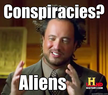 Conspiracies?      Aliens - Conspiracies?      Aliens  History Guy