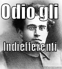 ODIO GLI  INDIEFFERENTI Misc