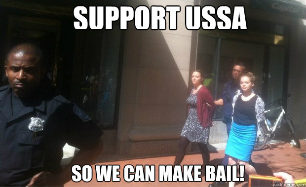 Support USSA So we can make bail! - Support USSA So we can make bail!  Bail Out USSA