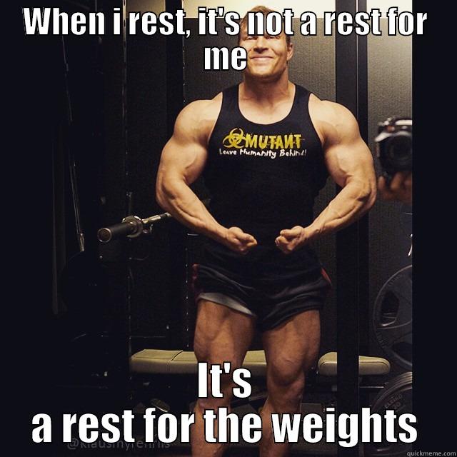 Thug beast - WHEN I REST, IT'S NOT A REST FOR ME IT'S A REST FOR THE WEIGHTS Misc