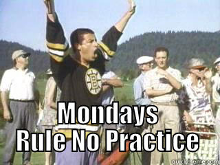  MONDAYS RULE NO PRACTICE Misc