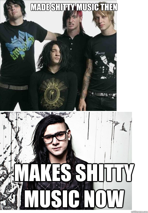 Made shitty music then makes shitty music now  The Truth About Skrillex