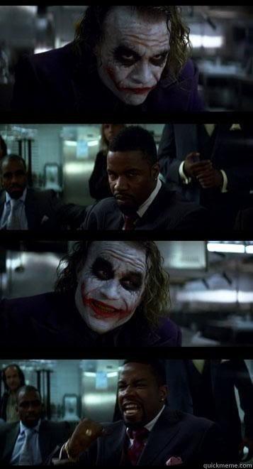   Joker with Black guy