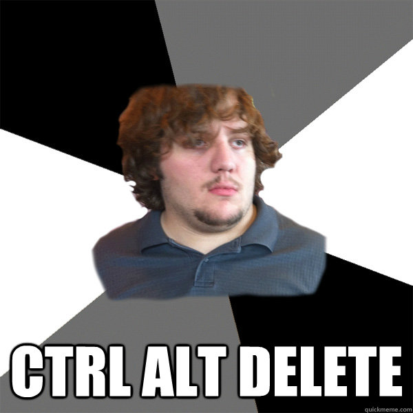  ctrl alt delete  Family Tech Support Guy