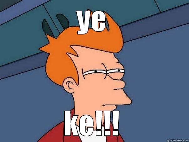 YE KE!!! Futurama Fry