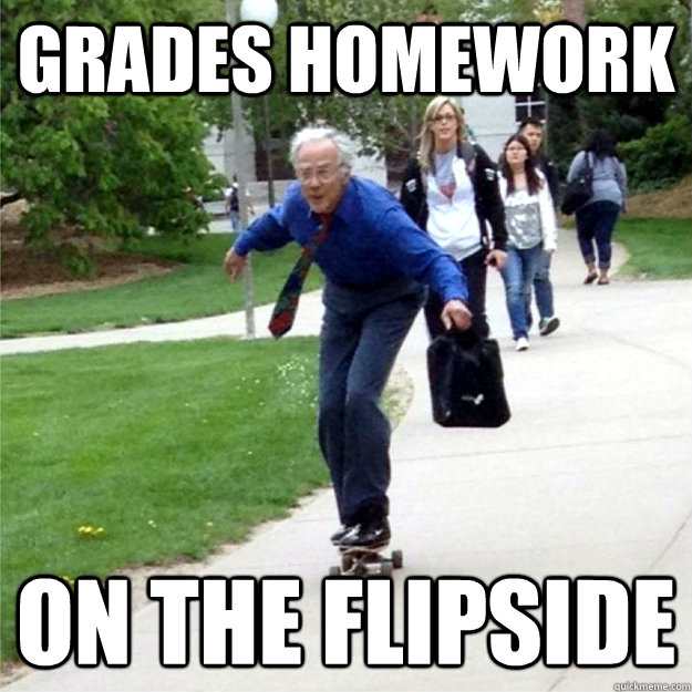 Grades homework On the flipside  Skating Prof