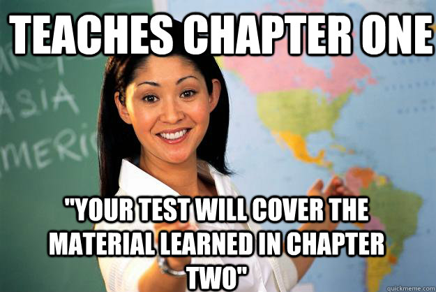 Teaches chapter one 