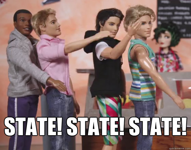  state! state! state! 
 -  state! state! state! 
  state