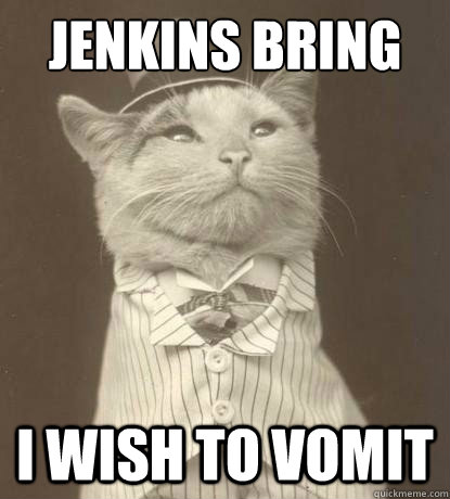 Jenkins bring out the finest carpet. I wish to vomit  Aristocat