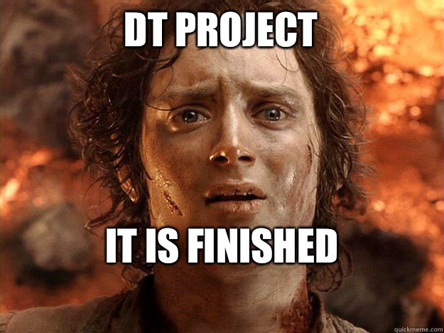 DT project It is finished
  - DT project It is finished
   Finished Frodo