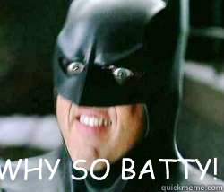 WHY SO BATTY! - WHY SO BATTY!  batty