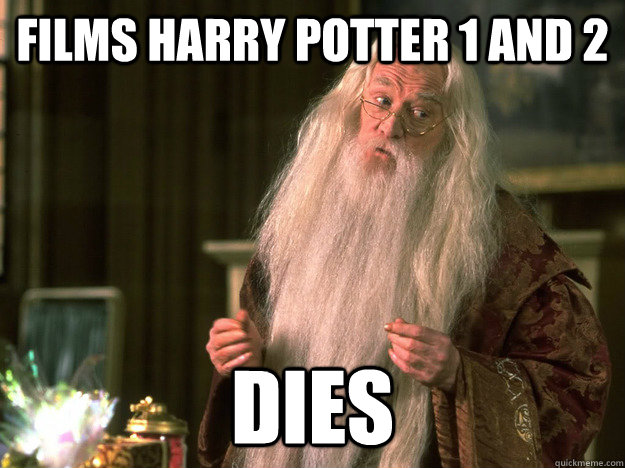 Films harry potter 1 and 2 Dies  Original Dumbledore