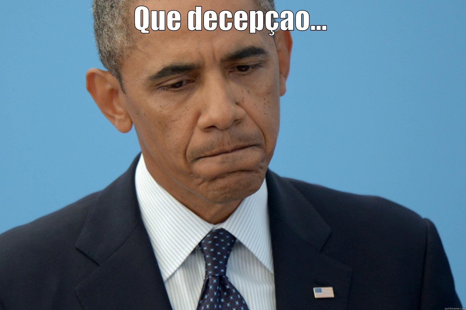 Obama knows - QUE DECEPÇAO...  Misc