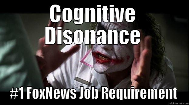 Cognitive Disonance - COGNITIVE DISONANCE #1 FOXNEWS JOB REQUIREMENT Joker Mind Loss