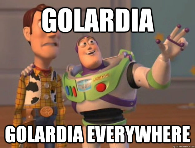 golardia golardia everywhere  Buzz Lightyear