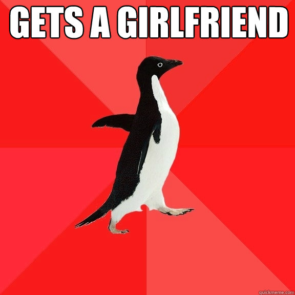 Gets a Girlfriend   Socially Awesome Penguin