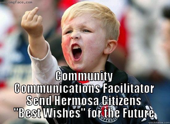  COMMUNITY COMMUNICATIONS FACILITATOR SEND HERMOSA CITIZENS 