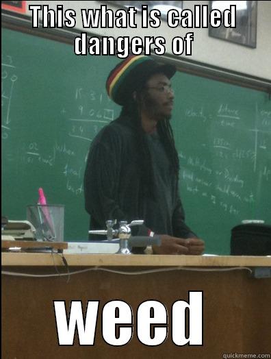 THIS WHAT IS CALLED DANGERS OF WEED Rasta Science Teacher