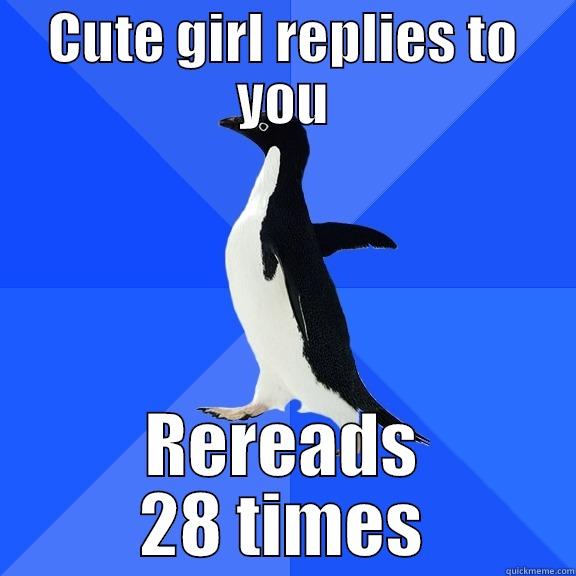 girl only replies once a day