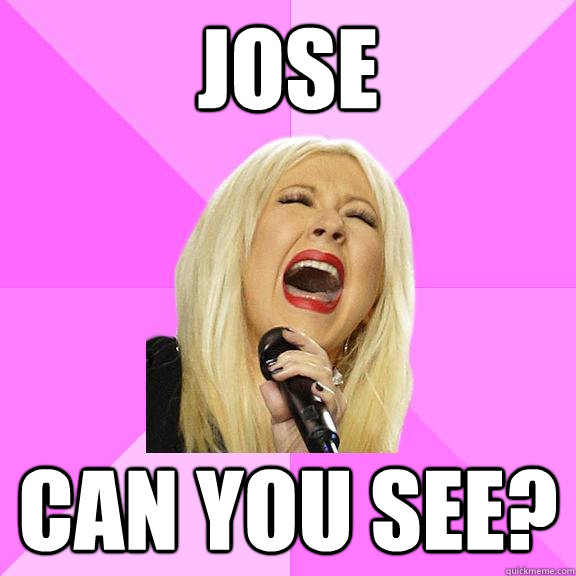 Jose  Can you see?  Wrong Lyrics Christina