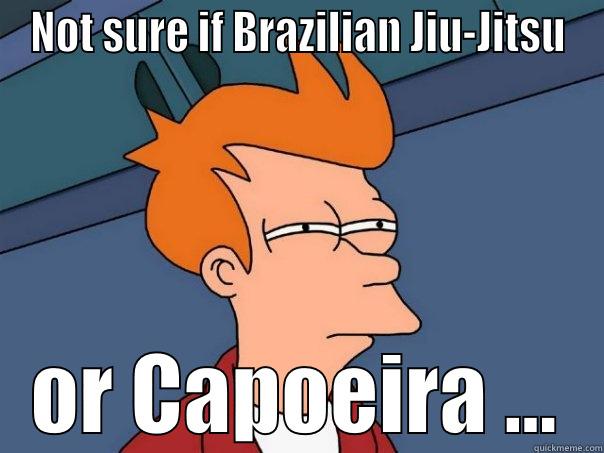 NOT SURE IF BRAZILIAN JIU-JITSU OR CAPOEIRA ... Futurama Fry