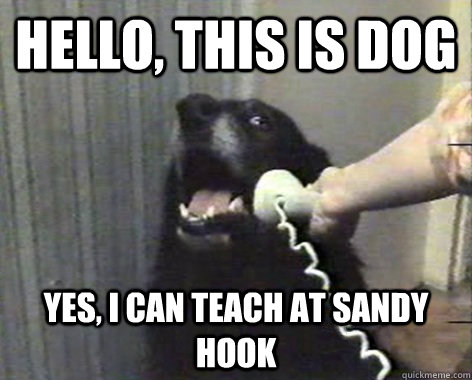 Hello, this is dog Yes, I can teach at sandy hook - Hello, this is dog Yes, I can teach at sandy hook  This is Dog Referee