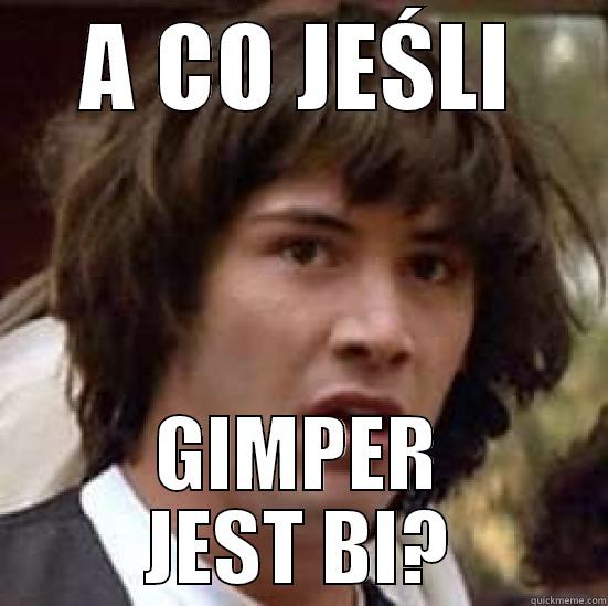 A CO JEŚLI GIMPER JEST BI? conspiracy keanu