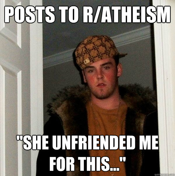 Posts to r/atheism 