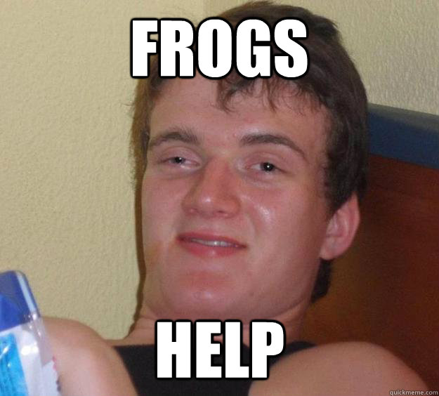 Frogs Help  10 Guy