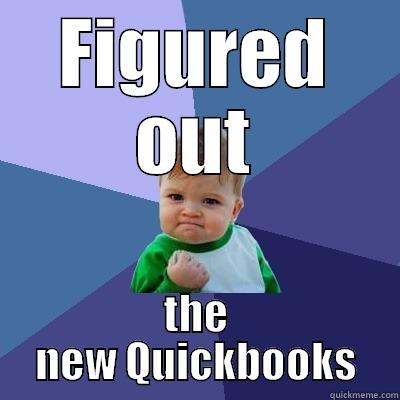 quickbooks funny - FIGURED OUT THE NEW QUICKBOOKS Success Kid